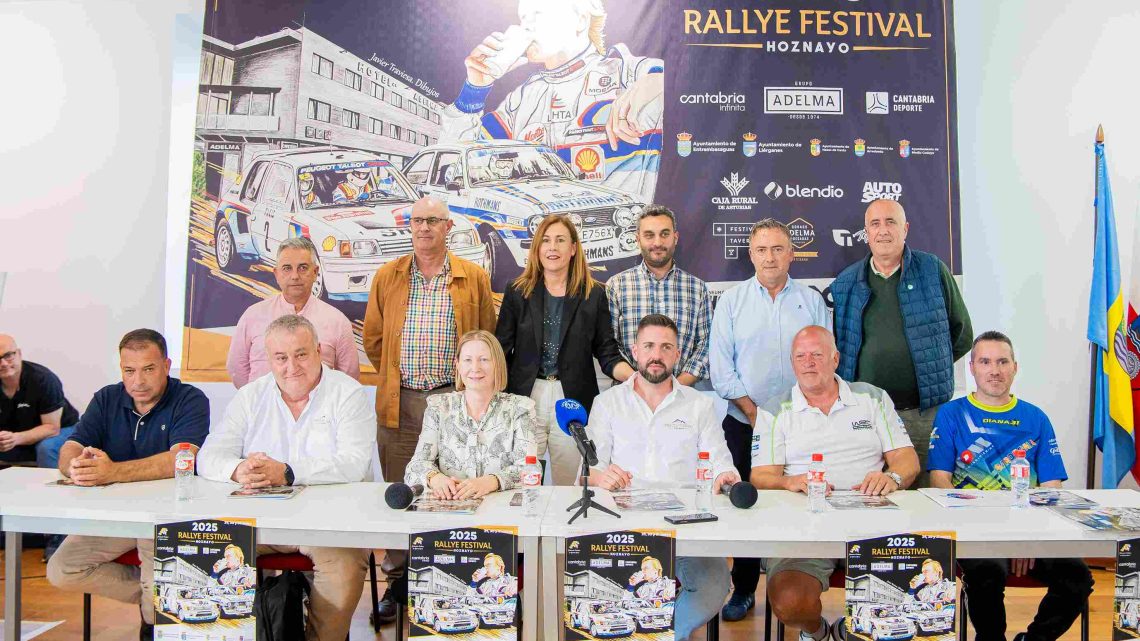 El Rallye Festival Hoznayo 2025 arranca con la presentación del festival en el Ayuntamiento de Entrambasaguas